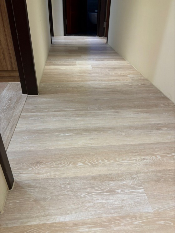 台中木地板-走廊鋪木地板