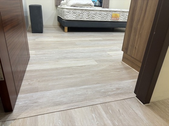 台中木地板-臥房鋪木地板